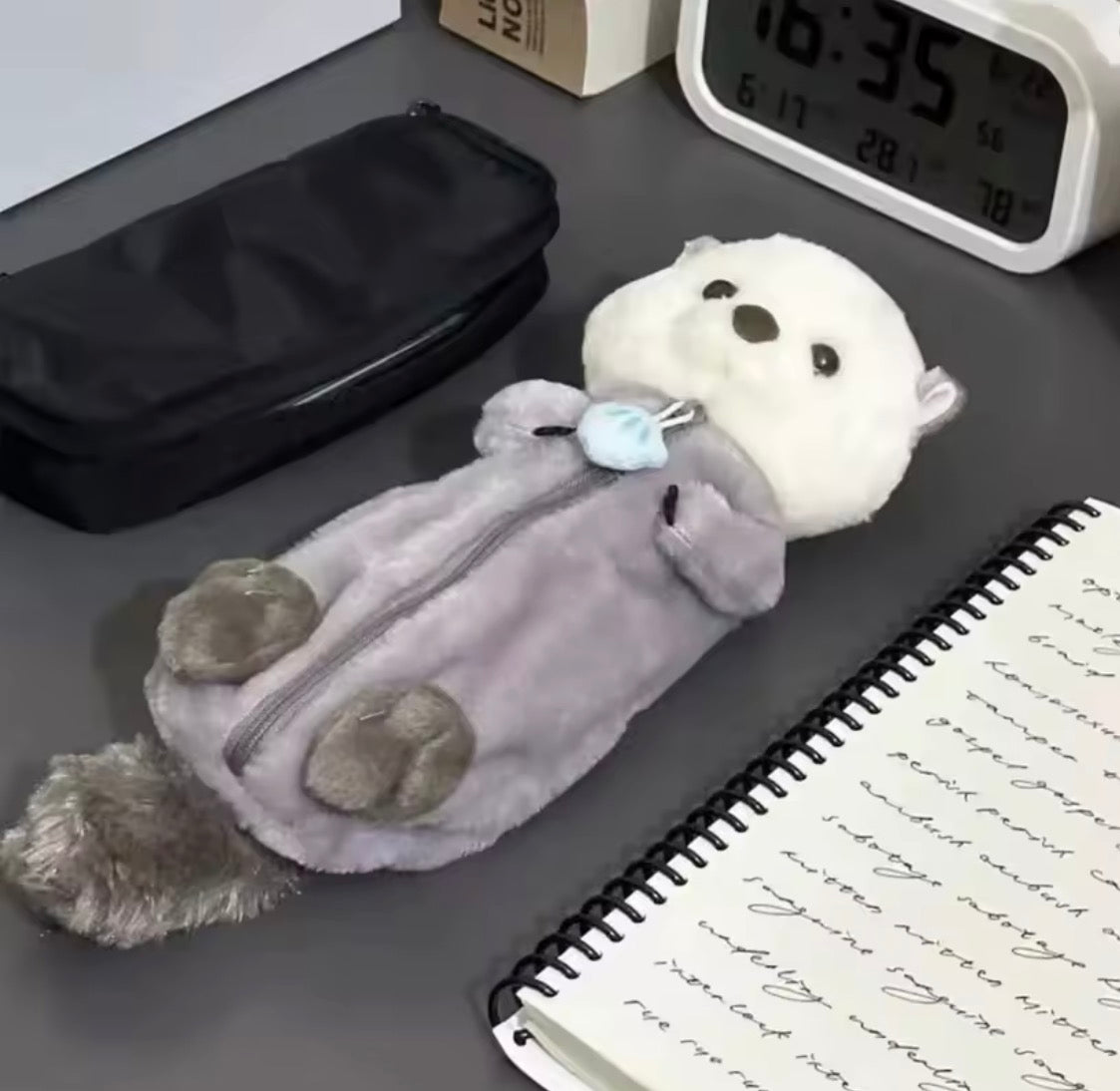 Sea Otter Plush Pencil Case