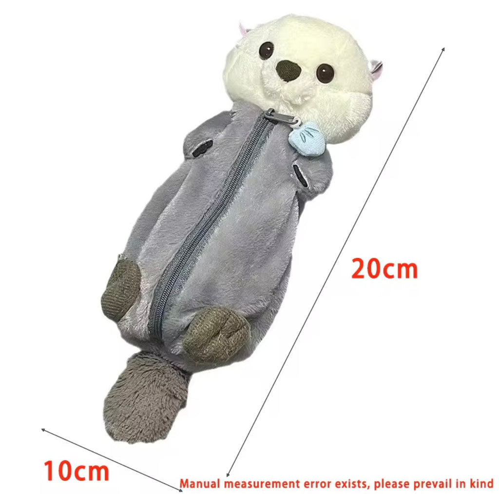 Sea Otter Plush Pencil Case